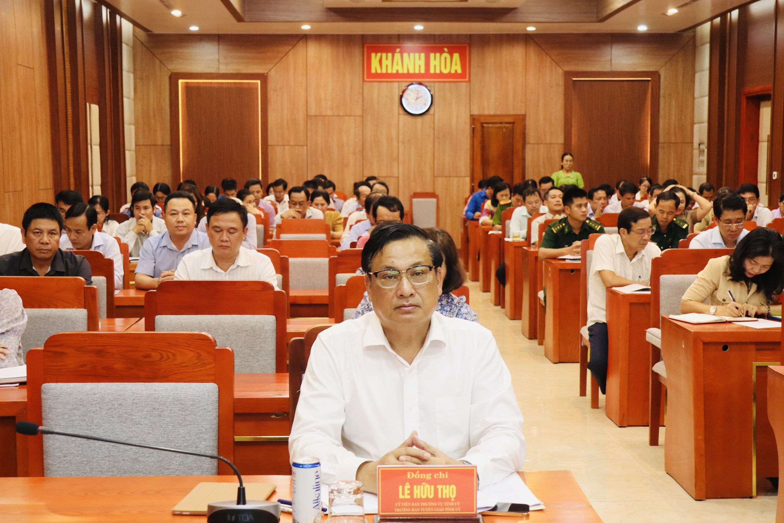 Hội nghị báo cáo viên Tỉnh ủy tháng 8-2023