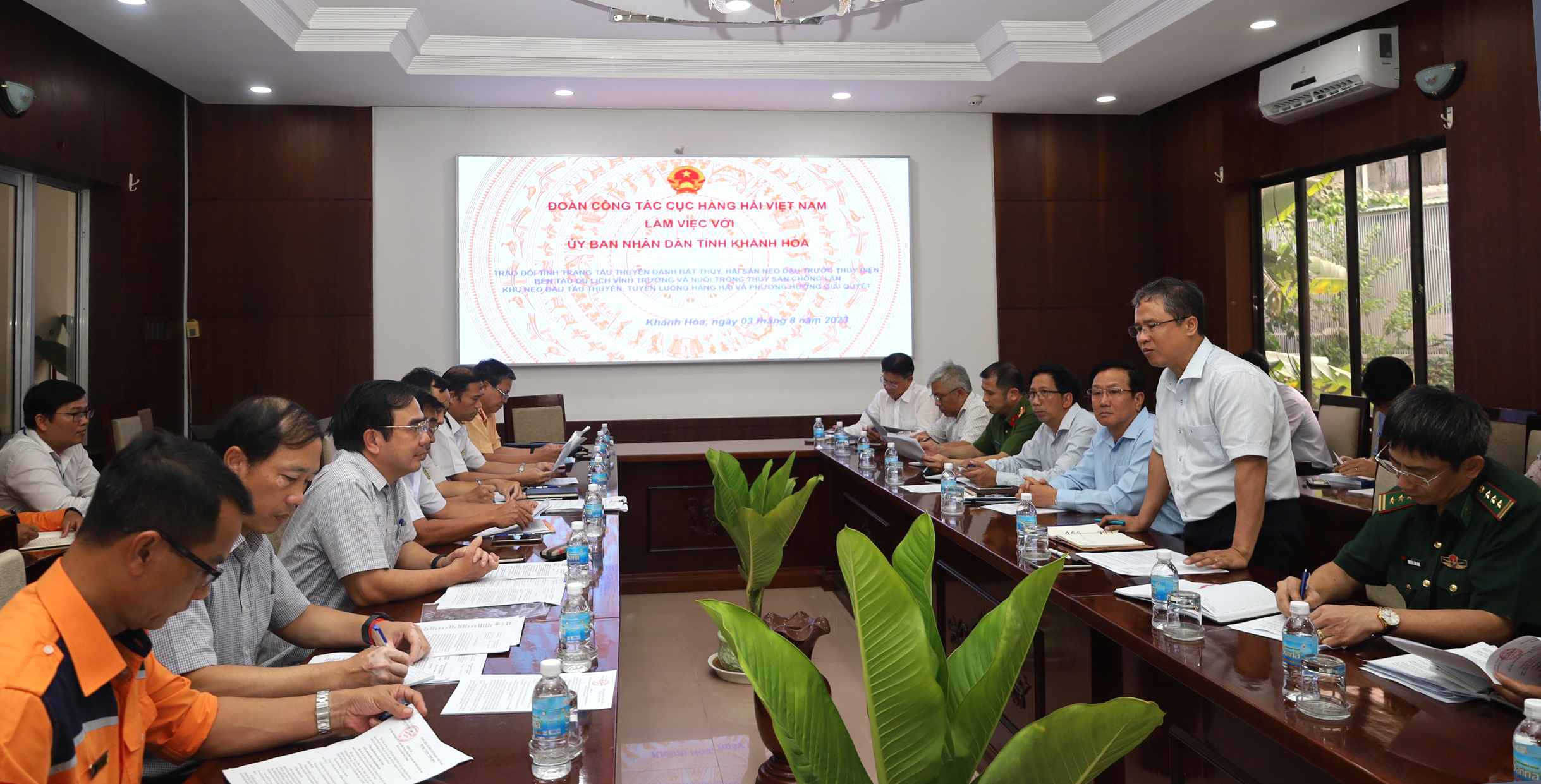 Cục Hàng hải Việt Nam làm việc với UBND tỉnh Khánh Hòa về lĩnh vực hàng hải và đường thủy nội địa