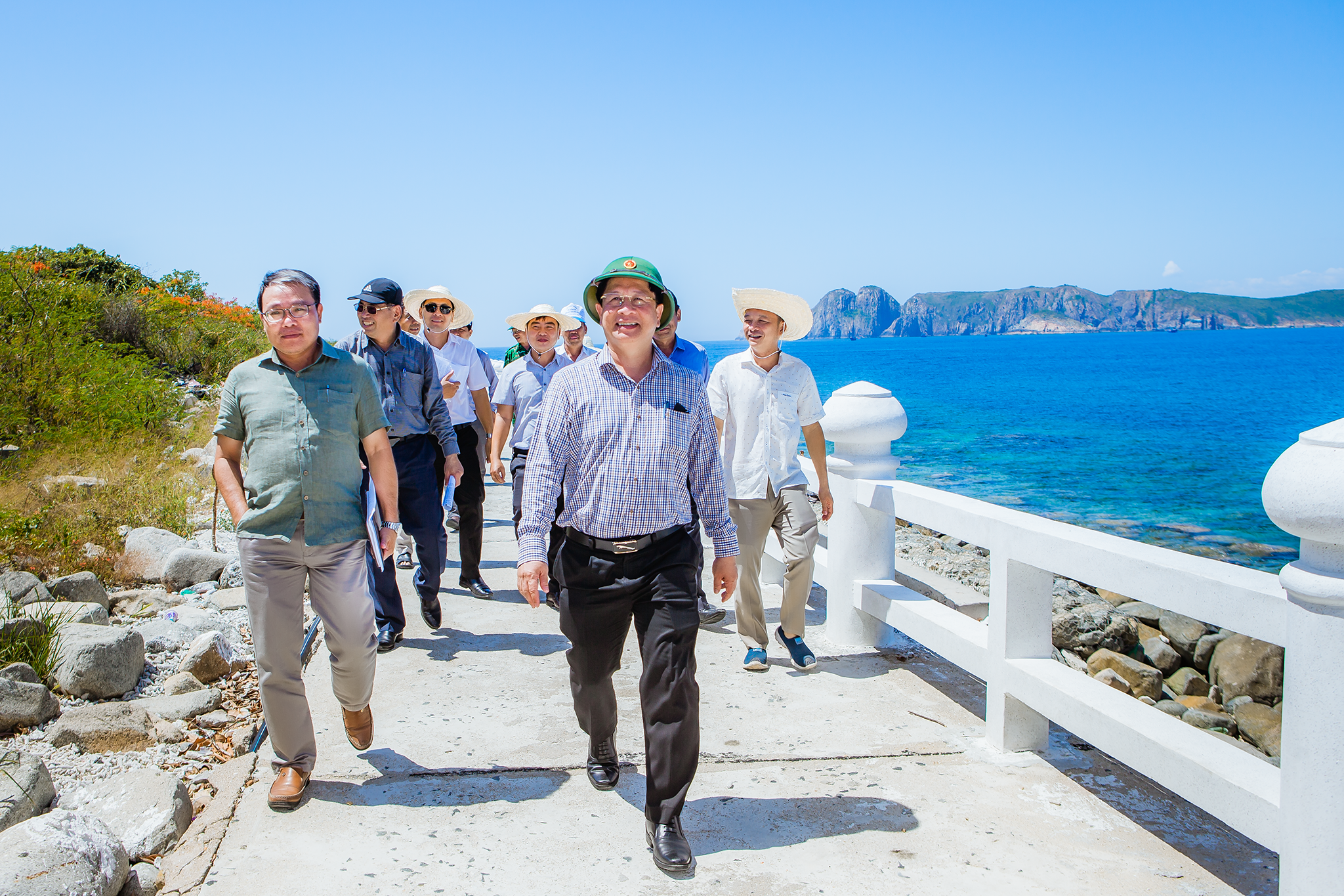 Bí thư Thành ủy Nha Trang khảo sát mô hình du lịch cộng đồng tại đảo Bích Đầm