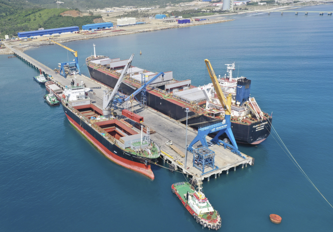 Goods exported through Southern Van Phong general port