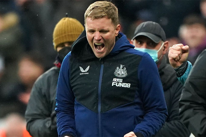 Eddie Howe đã giúp Newcastle tiến bộ thấy rõ kể từ khi ông đến với câu lạc bộ vào năm 2021.