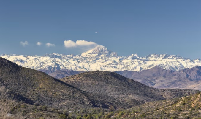 Tuyết trên dãy Andes, Chile.