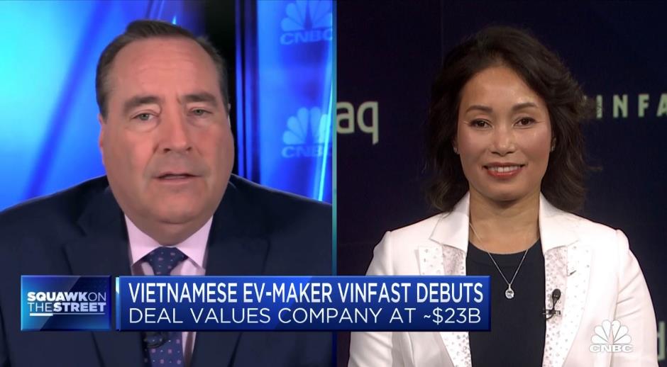 CEO VinFast - Bà Lê Thị Thu Thủy trả lời phỏng vấn Đài CNBC