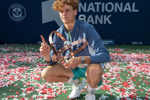 Vô địch Rogers Cup: Lần đầu tiên cho tay vợt trẻ Italia Jannik Sinner