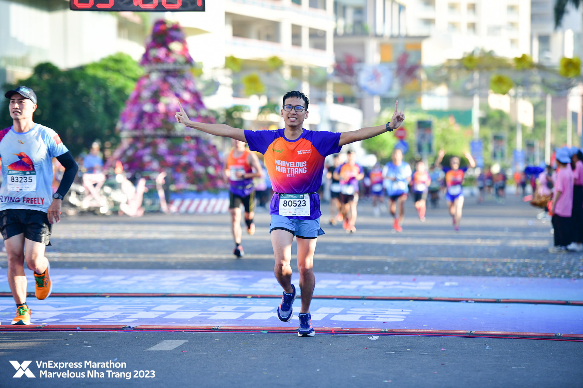 Tác giả hoàn thành cự ly 21km giải VnExpress Marathon Marvelous Nha Trang 2023 tổ chức ngày 13-8 tại TP. Nha Trang.