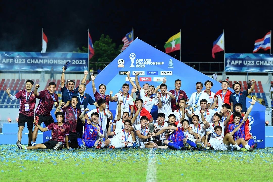 U23 Việt Nam vô địch U23 Đông Nam Á. Nguồn: theaseanfootball.