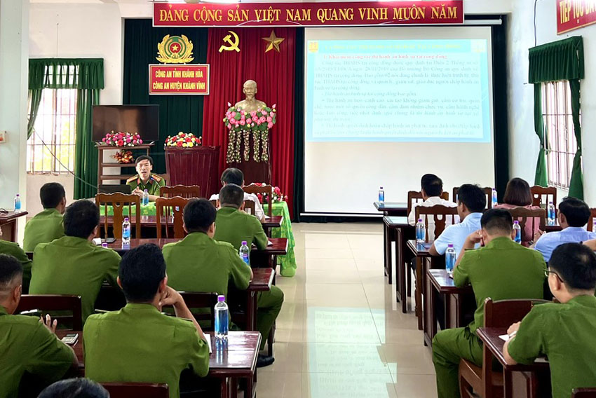 Khánh Vĩnh: Tập huấn công tác thi hành án hình sự tại cộng đồng và tái hòa nhập cộng đồng