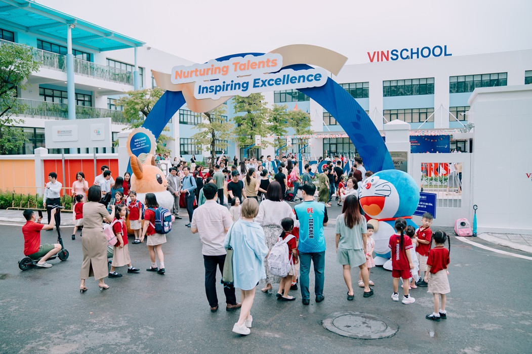 Vinschool khai trương cơ sở Tiểu học mới tại Vinschool Smart City (Nam Từ Liêm, Hà Nội).
