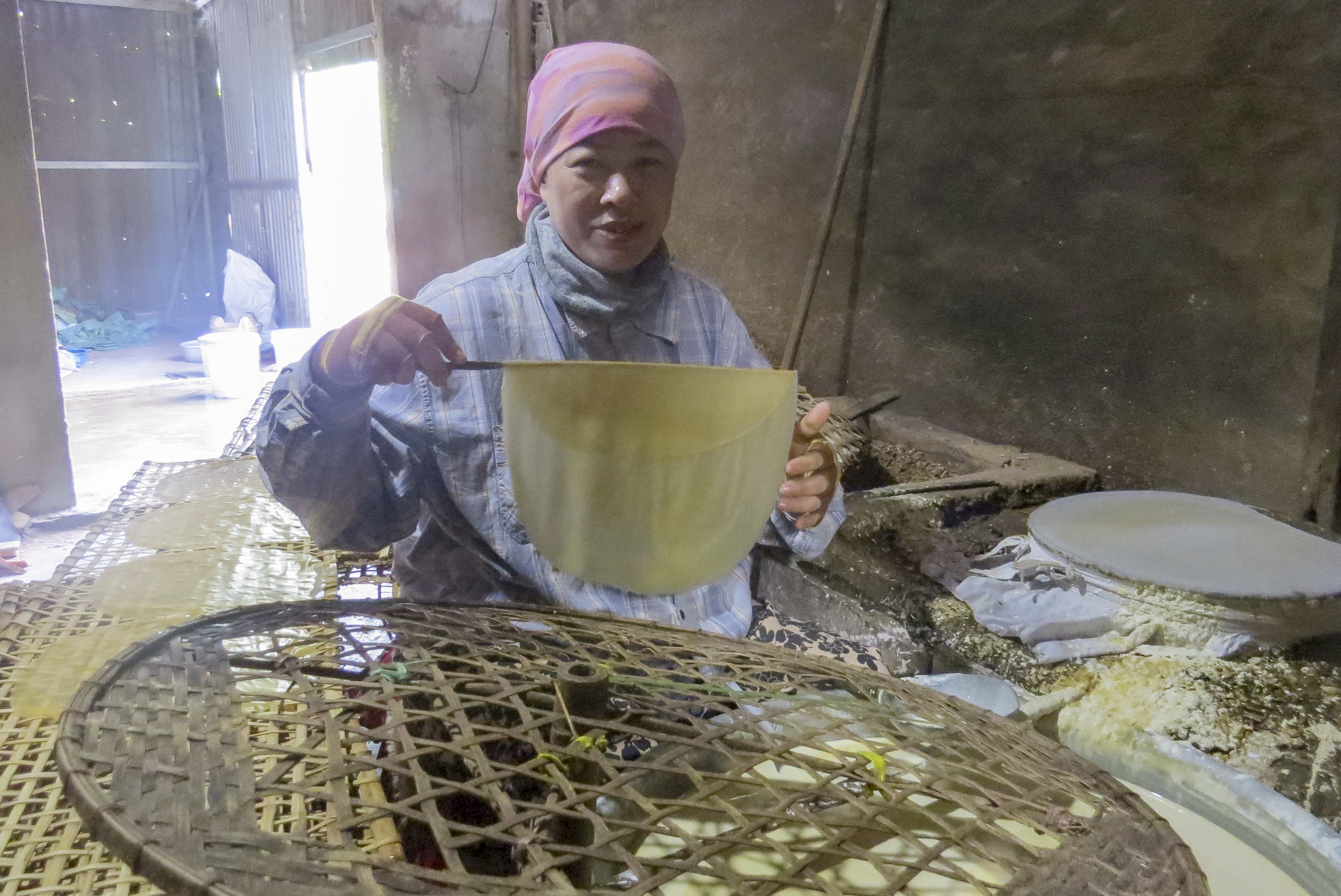 Phường Ninh Diêm (Ninh Hòa): : Giữ nghề làm bánh tráng, bánh khoai