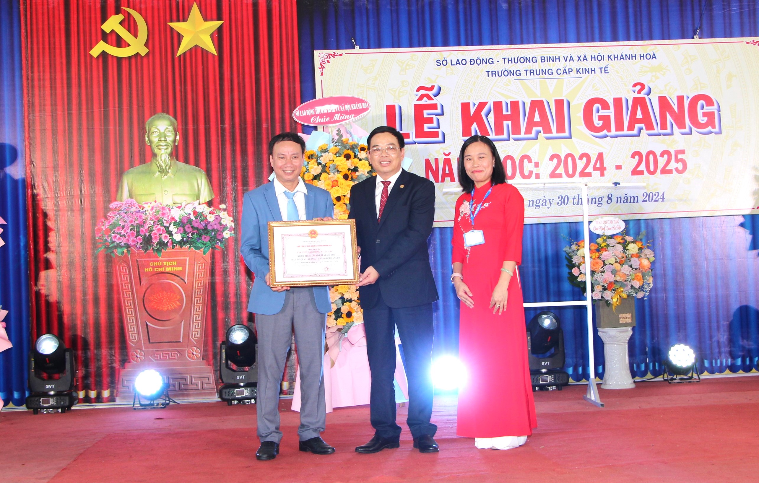 Trường Trung cấp Kinh tế Khánh Hòa khai giảng năm học mới 2024 - 2025