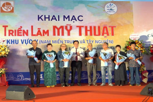 VIDEO: Khai mạc triển lãm mỹ thuật khu vực Nam miền Trung và Tây Nguyên