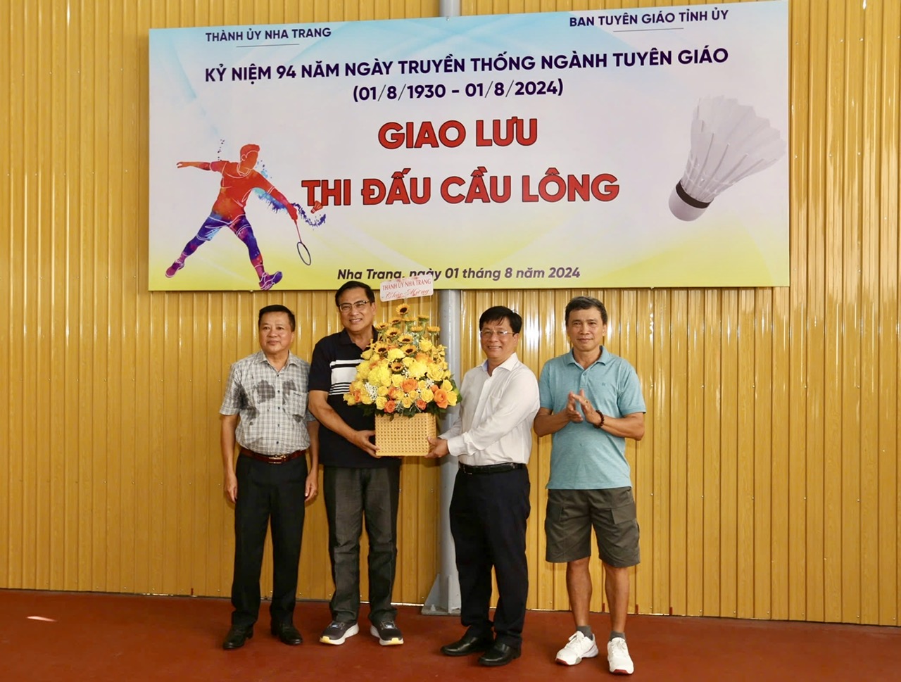 Tổ chức giải cầu lông nhân Ngày truyền thống ngành Tuyên giáo