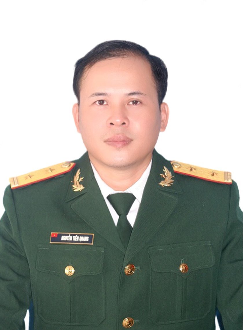 Trung tá Nguyễn Tiến Quang.