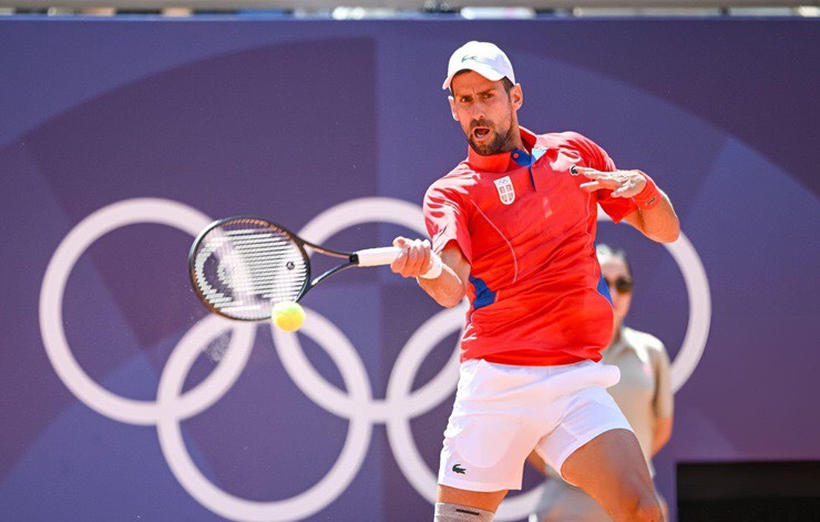 Djokovic chơi trận chung kết đầu tiên và cũng là cuối cùng trong sự nghiệp tại Olympic.