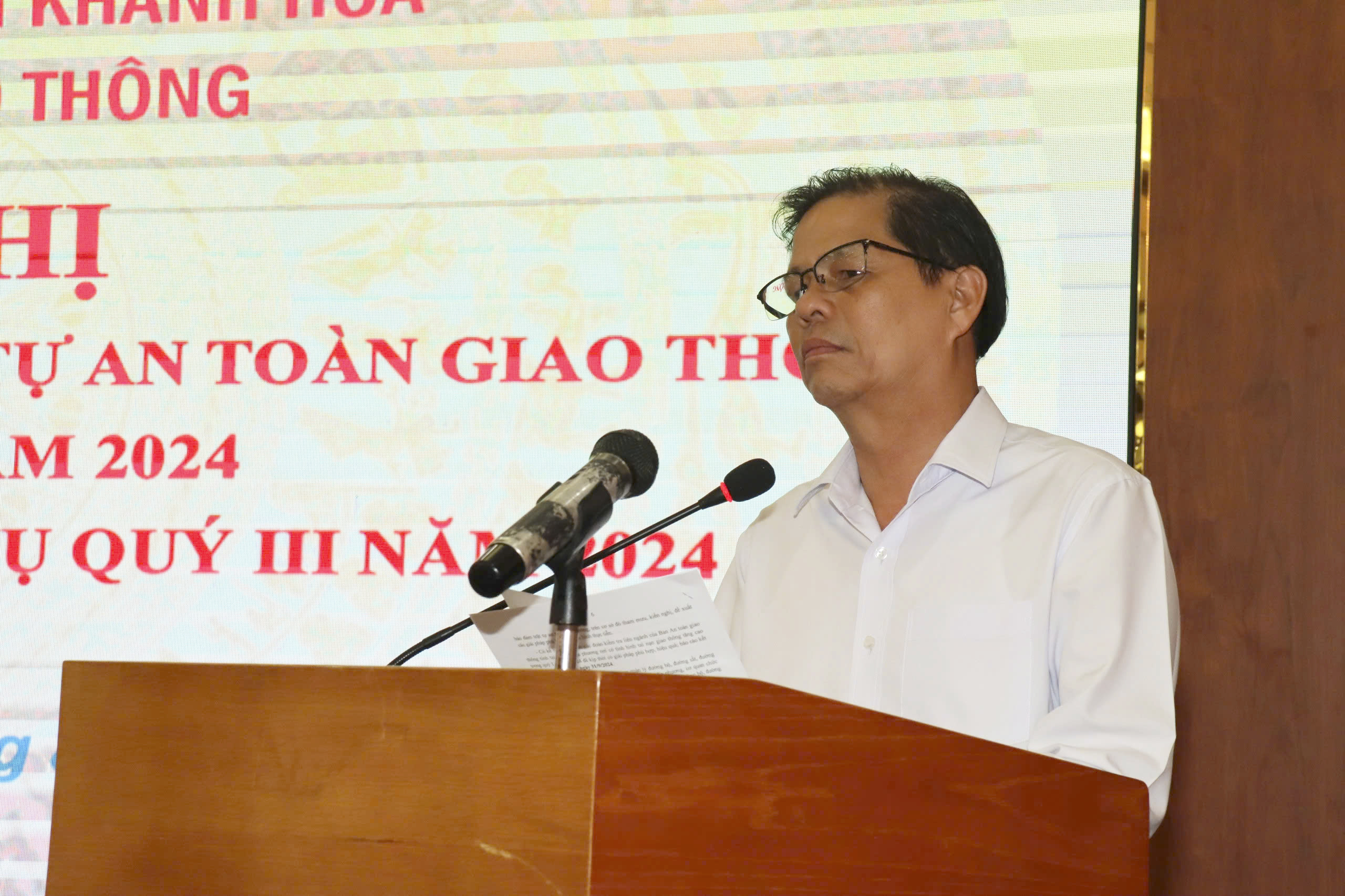 Sơ kết công tác đảm bảo trật tự an toàn giao thông 6 tháng đầu năm