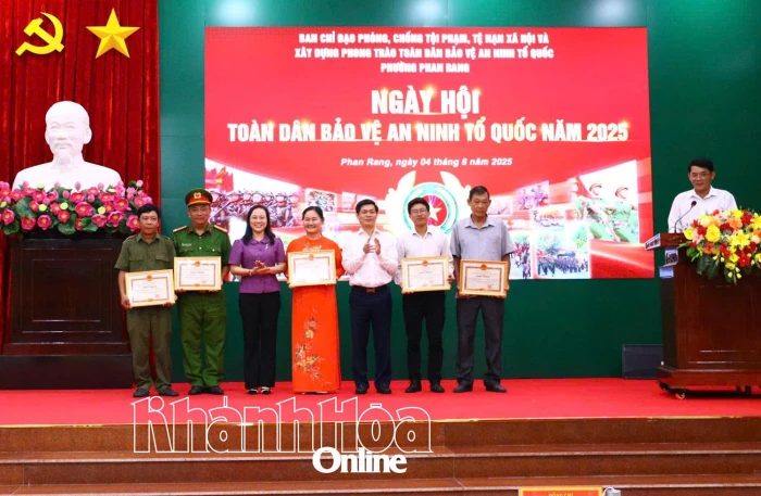 Phường Phan Rang tổ chức Ngày hội toàn dân bảo vệ an ninh Tổ quốc năm 2025