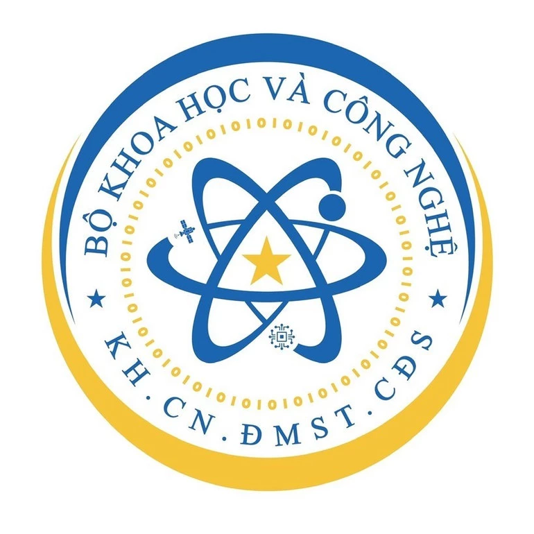 Hình ảnh logo mới của Bộ Khoa học và Công nghệ. (Ảnh: MAI HÀ)