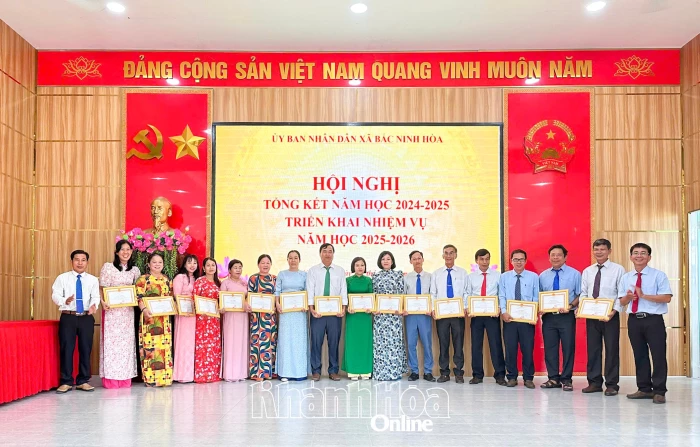 Xã Bắc Ninh Hòa: Triển khai nhiệm vụ năm học 2025 - 2026
