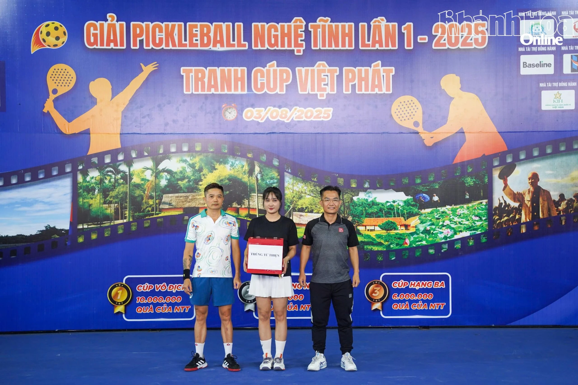 The tournament raises funds for flood victims in Nghe An (Photo: DT)

