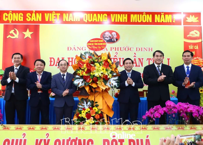 Đại hội đại biểu Đảng bộ xã Phước Dinh lần thứ nhất, nhiệm kỳ 2025 - 2030
