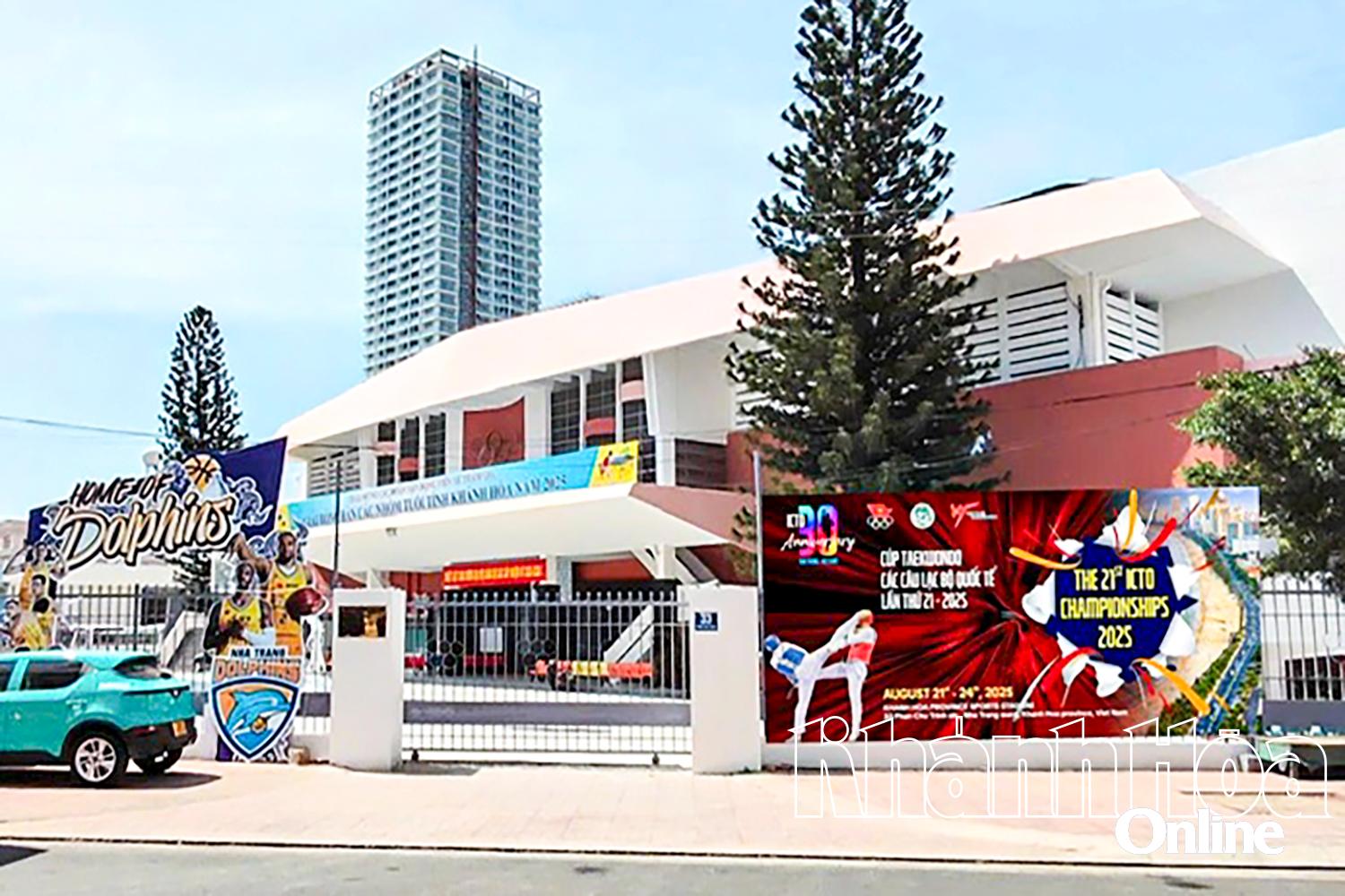 Khanh Hoa sports arena, venue for the upcoming 2 international taekwondo tournaments

