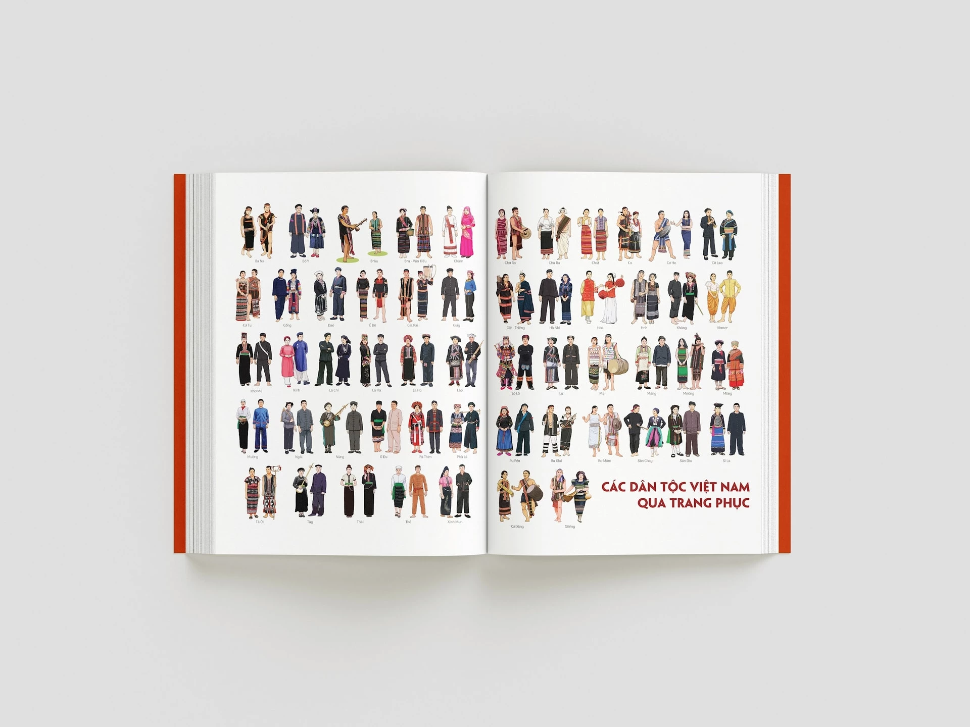 Cuốn sách chắt lọc những thông tin về các dân tộc Việt Nam. Ảnh: NXB KIm Đồng