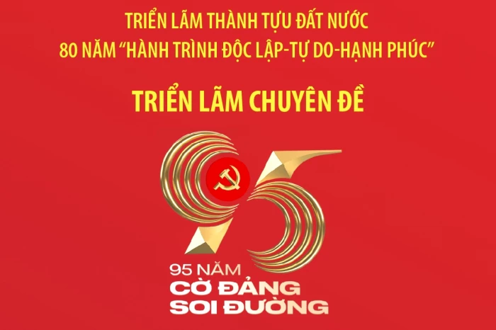 Triển lãm chuyên đề “95 năm cờ Đảng soi đường”