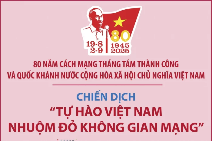 Chiến dịch “Tự hào Việt Nam - Nhuộm đỏ không gian mạng” chào mừng Quốc khánh 2/9