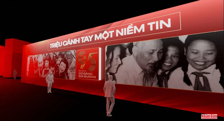 Hình ảnh mô phỏng tại phân khu 1 của Triển lãm.

