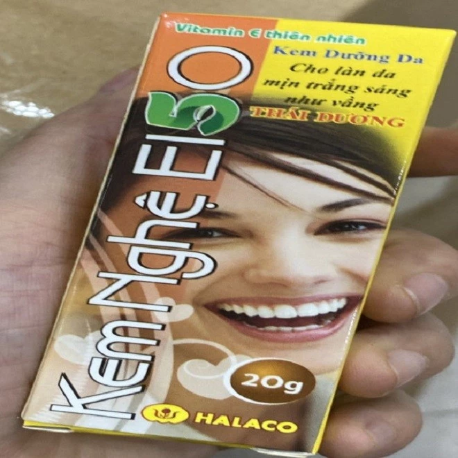 Sản phẩm Kem nghệ E150 của Công ty TNHH Tân Hà Lan. Ảnh: Cắt từ màn hình/Ảnh thuonghieucongluan.com