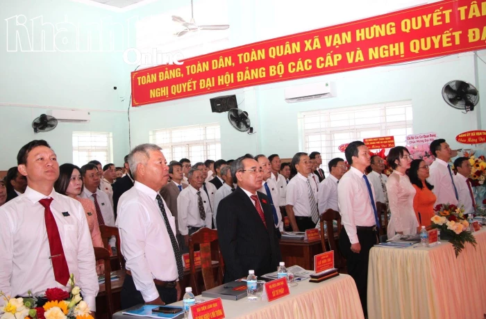 Đại hội đại biểu Đảng bộ xã Vạn Hưng lần thứ nhất, nhiệm kỳ 2025 - 2030