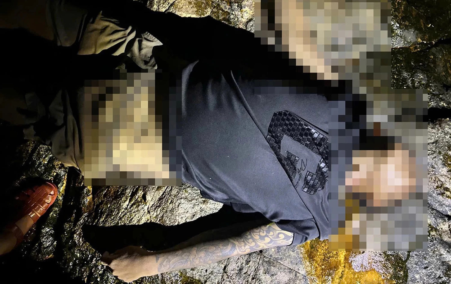 Hiện trường vụ việc. 