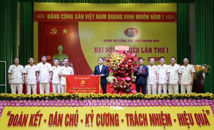 Đại hội đại biểu Đảng bộ Công an tỉnh Khánh Hòa lần thứ nhất, nhiệm kỳ 2025 - 2030