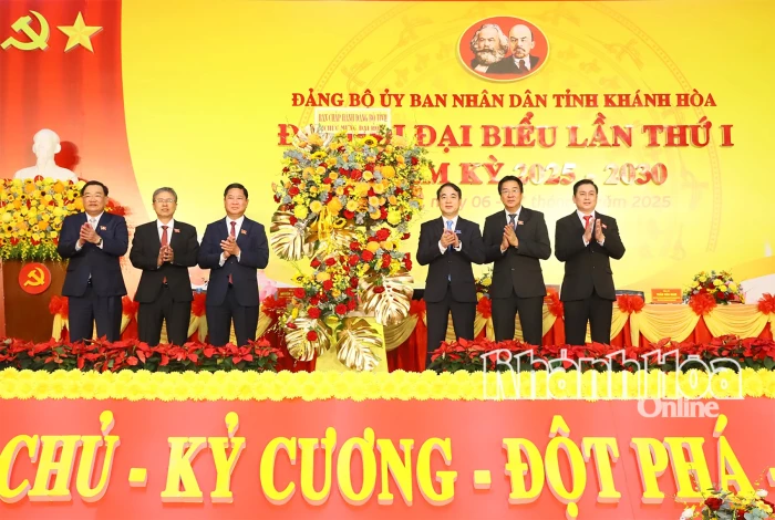 Đại hội đại biểu Đảng bộ UBND tỉnh Khánh Hòa lần thứ nhất, nhiệm kỳ 2025 - 2030