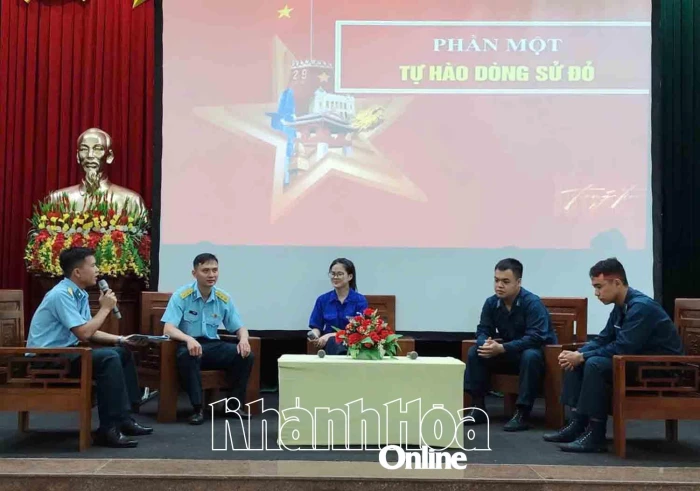 Đoàn cơ sở Phòng Tham mưu, Sư đoàn Phòng không 377: Tọa đàm “Tinh thần Cách mạng Tháng Tám và Quốc khánh 2-9 bất diệt”
