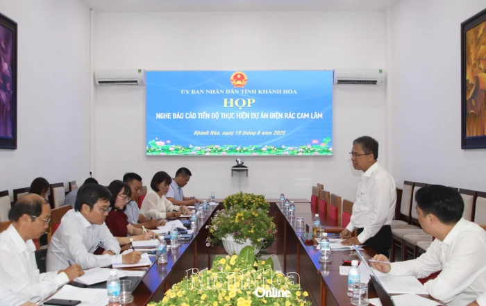 Đẩy nhanh tiến độ thực hiện dự án Nhà máy Điện rác Khánh Hòa