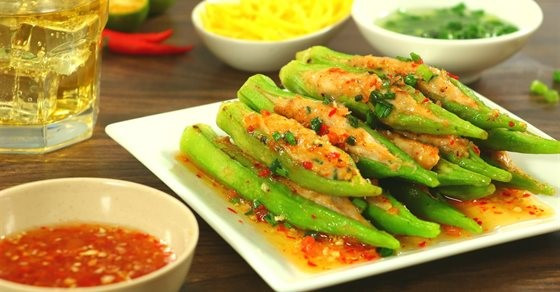 Đậu bắp nướng