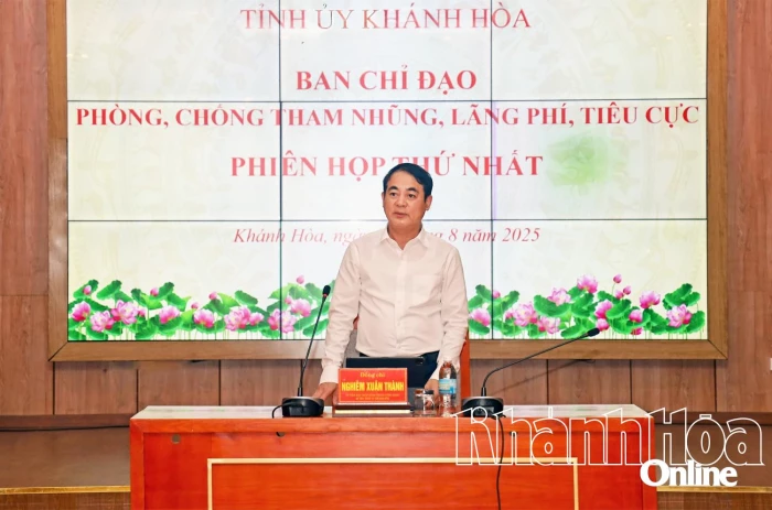 Ban Chỉ đạo Phòng, chống tham nhũng, lãng phí, tiêu cực tỉnh họp phiên thứ nhất