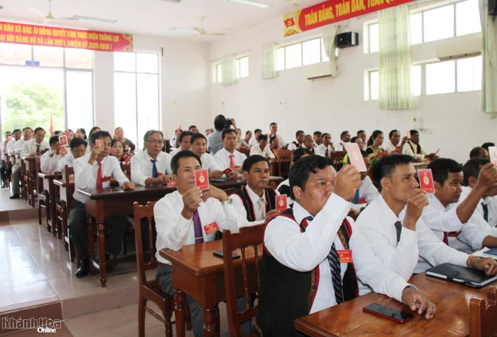 Đại hội đại biểu Đảng bộ xã Bác Ái Đông lần thứ nhất, nhiệm kỳ 2025 - 2030