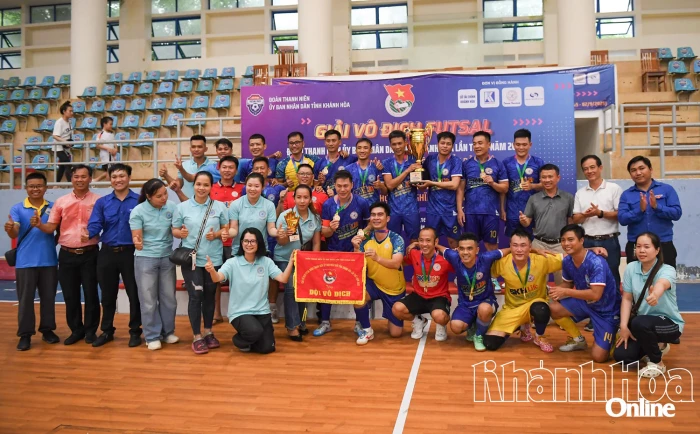 Bế mạc Giải vô địch futsal Đoàn Thanh niên UBND tỉnh lần thứ nhất