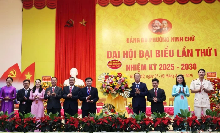 Đại hội đại biểu Đảng bộ phường Ninh Chử lần thứ nhất, nhiệm kỳ 2025 - 2030