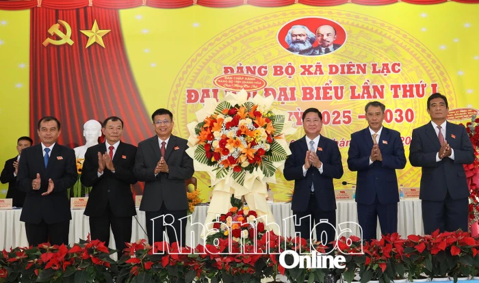 Đại hội đại biểu Đảng bộ xã Diên Lạc lần thứ nhất, nhiệm kỳ 2025 - 2030