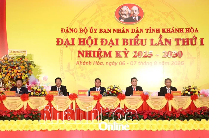 Phiên trù bị Đại hội đại biểu Đảng bộ UBND tỉnh Khánh Hòa lần thứ nhất, nhiệm kỳ 2025 - 2030