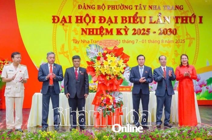 Đại hội đại biểu Đảng bộ phường Tây Nha Trang lần thứ nhất, nhiệm kỳ 2025 - 2030