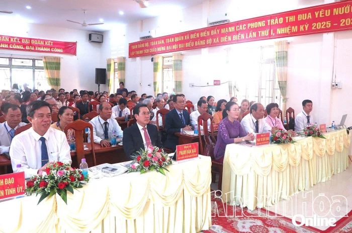 Đại hội đại biểu Đảng bộ xã Diên Điền lần thứ nhất, nhiệm kỳ 2025 - 2030