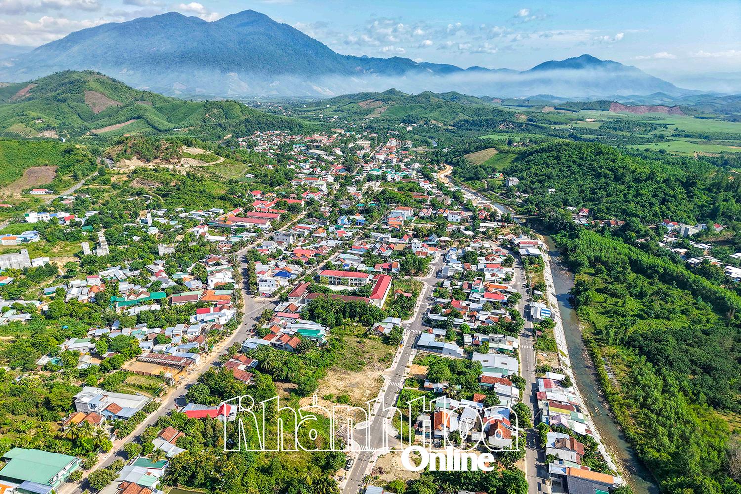 Một góc xã Khánh Vĩnh.