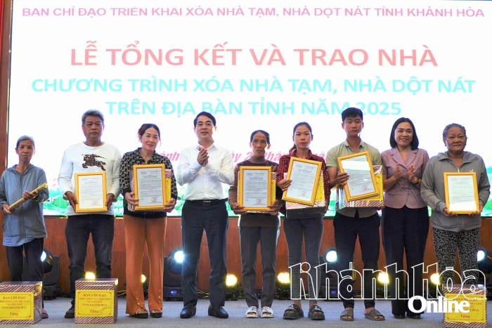 Hướng tới Đại hội đại biểu Đảng bộ tỉnh Khánh Hòa lần thứ I, nhiệm kỳ 2025 - 2030: Chương trình xóa nhà tạm, nhà dột nát: Lan tỏa chính sách an sinh