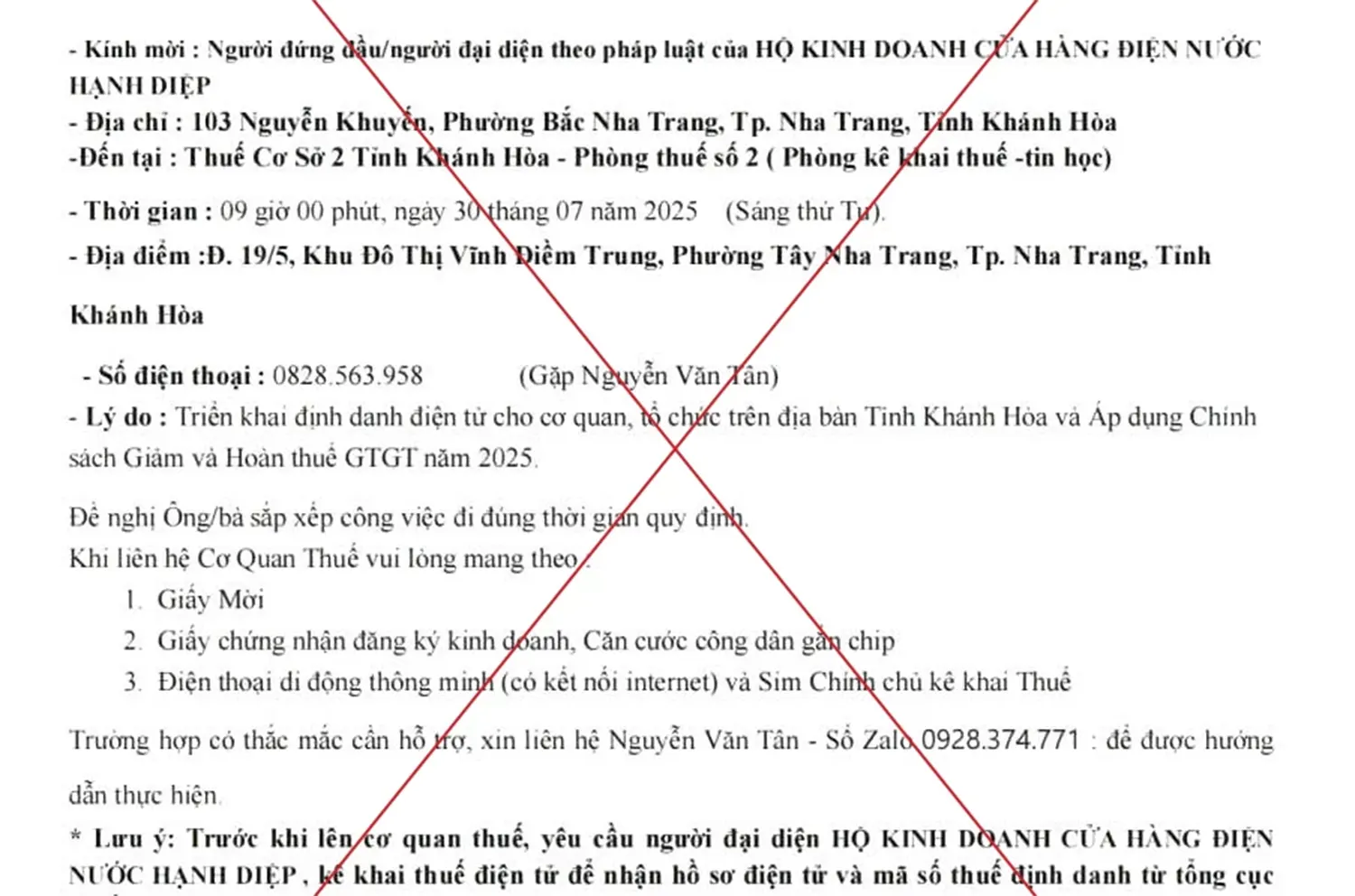 Nhiều đối tượng giả danh cơ quan thuế để lừa đảo