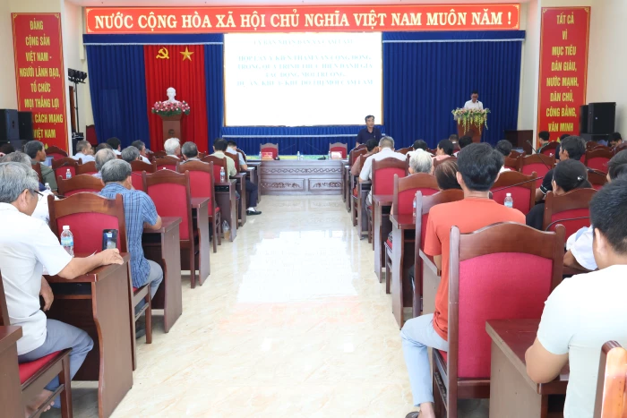 Dự án Khu 1-  Khu đô thị mới Cam Lâm: Lấy ý kiến tham vấn cộng đồng về đánh giá tác động môi trường