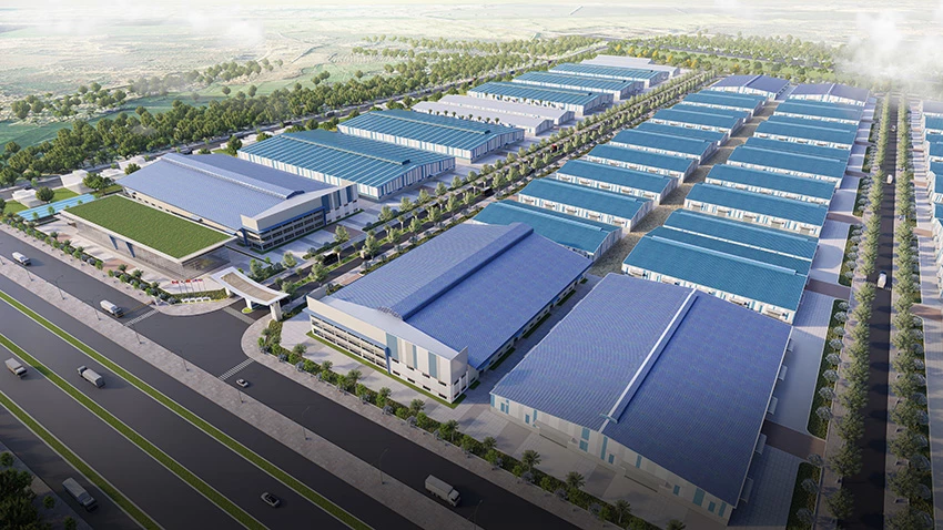 CCN Diên Thọ VCN – Hạ tầng đồng bộ, môi trường đạt chuẩn, sẵn sàng cho sản xuất bền vững.